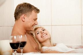 Personalized Valentines Day Gifts - Hot Bath With Perfumed Salts